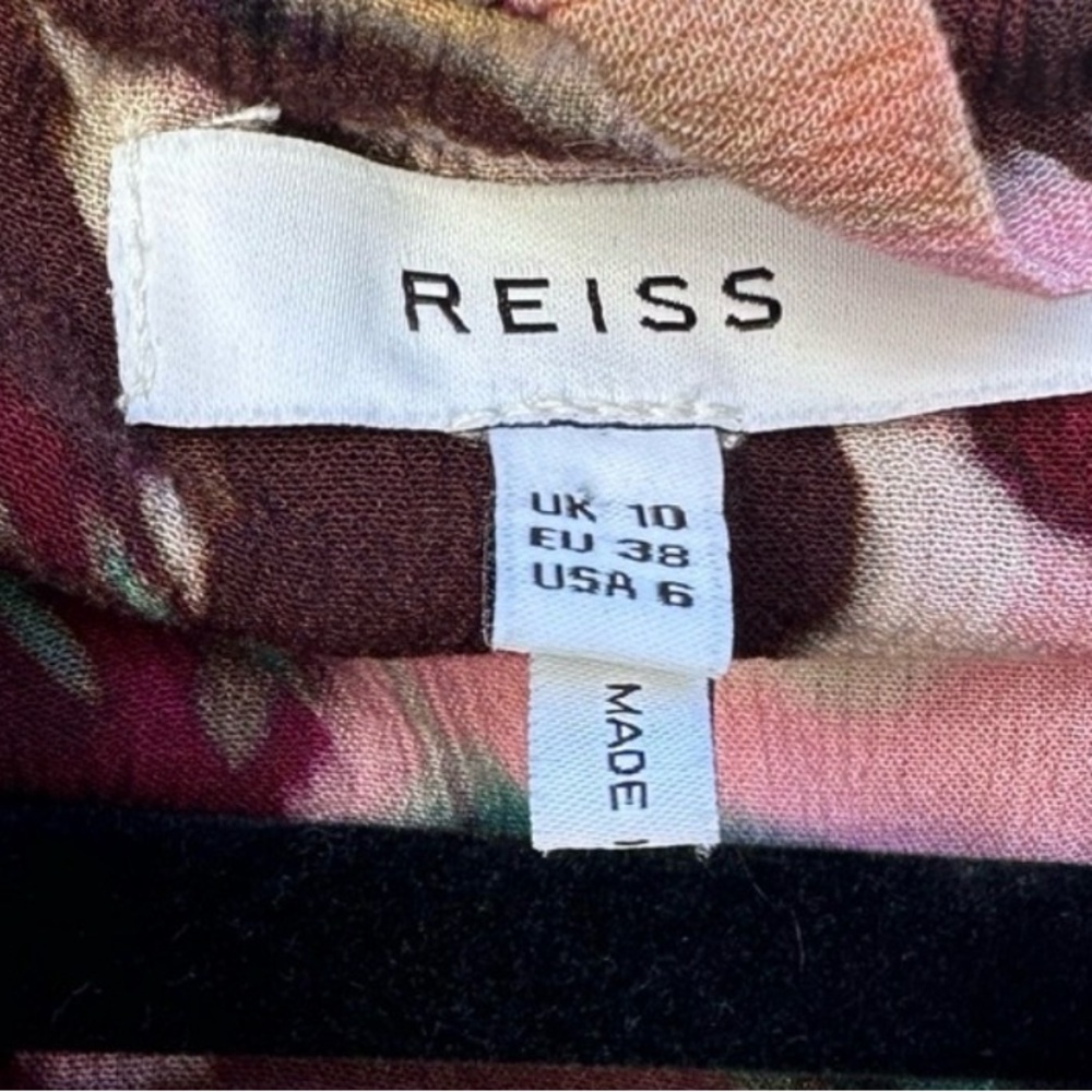 Reiss Phoenix Multicolor Floral Blouse - Picture 4 of 4